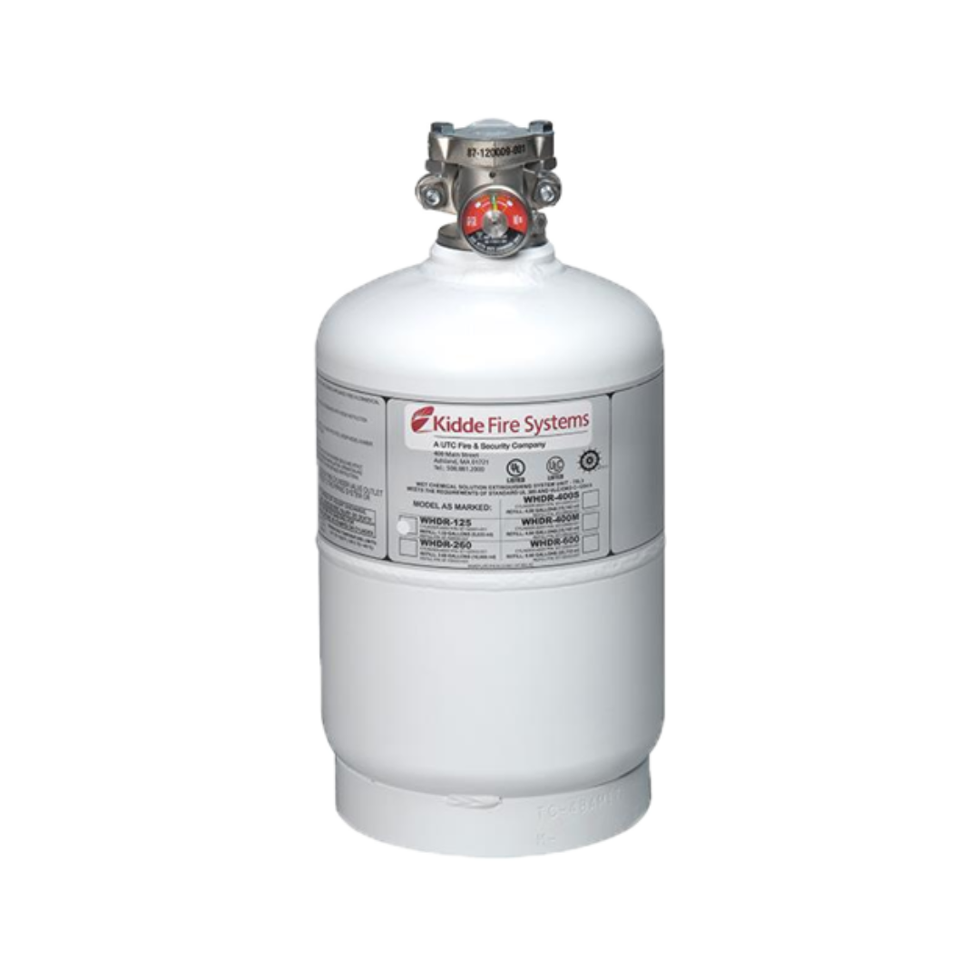 WHDR-125 Cylinder/Valve Assembly, 4 Flow, 1.3 Gallon Part # 87-120001-001