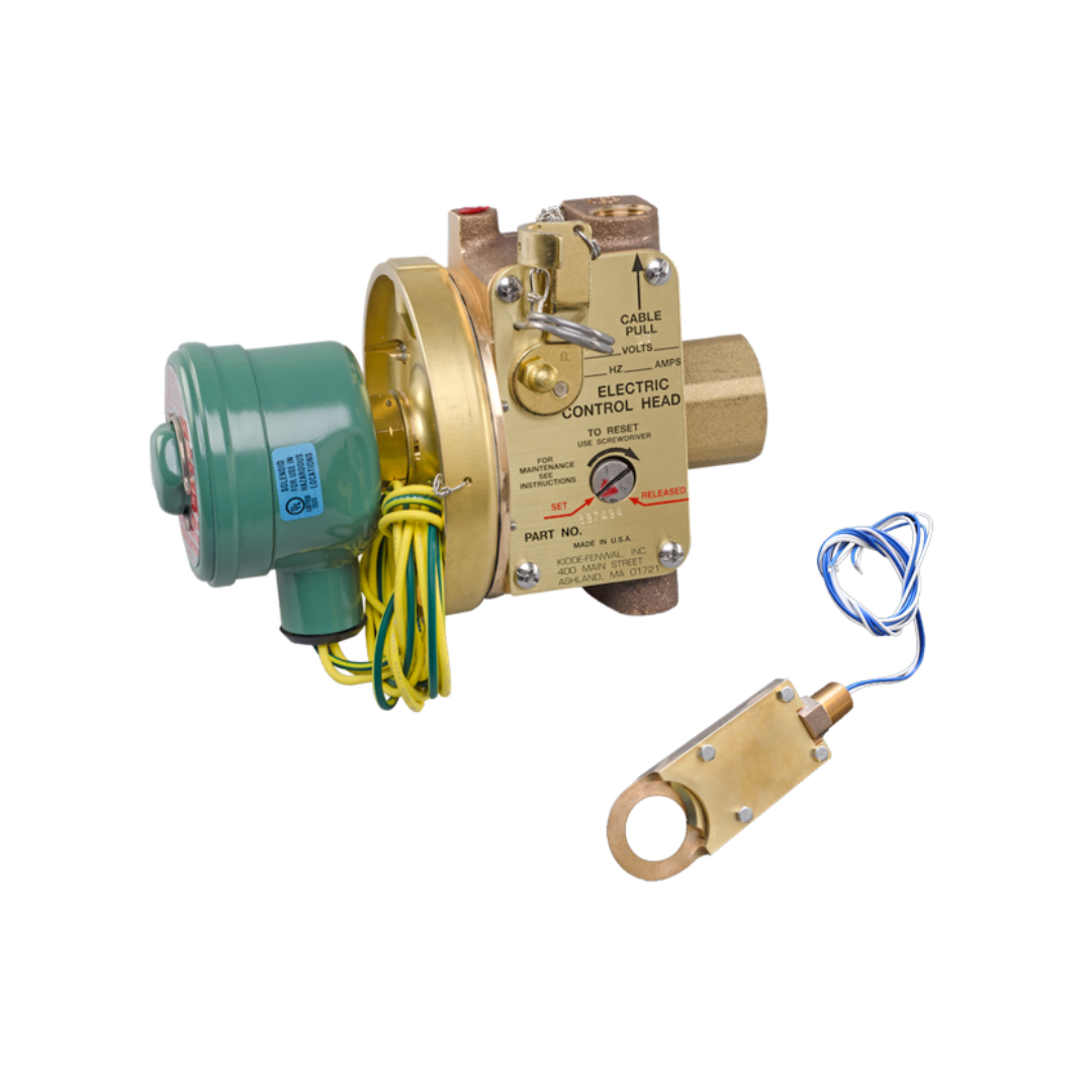 Electric and Cable Operated Control Head, 24 VDC (Explosionproof) Kit, with Control Head Monitor Part # 85-897494-000