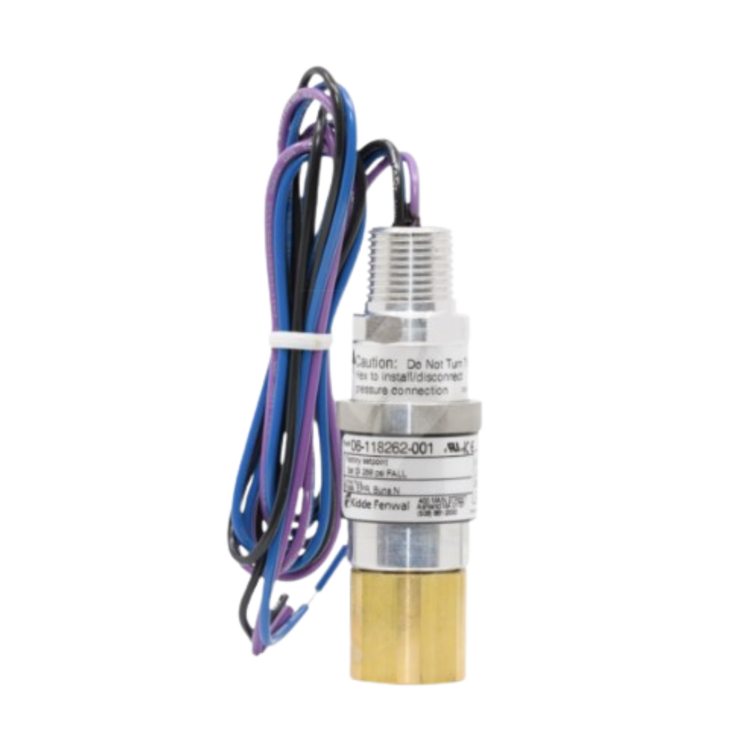 Supervisory Pressure Switch (Form C 1350-psig falling) for Siren Drivers, and N2 Pilot Cylinder, ATEX Approved (HPCO2 and LPCO2 systems only) Part # 81-111350-100