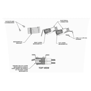 Microswitch, DPDT Part # 60-9197228-000