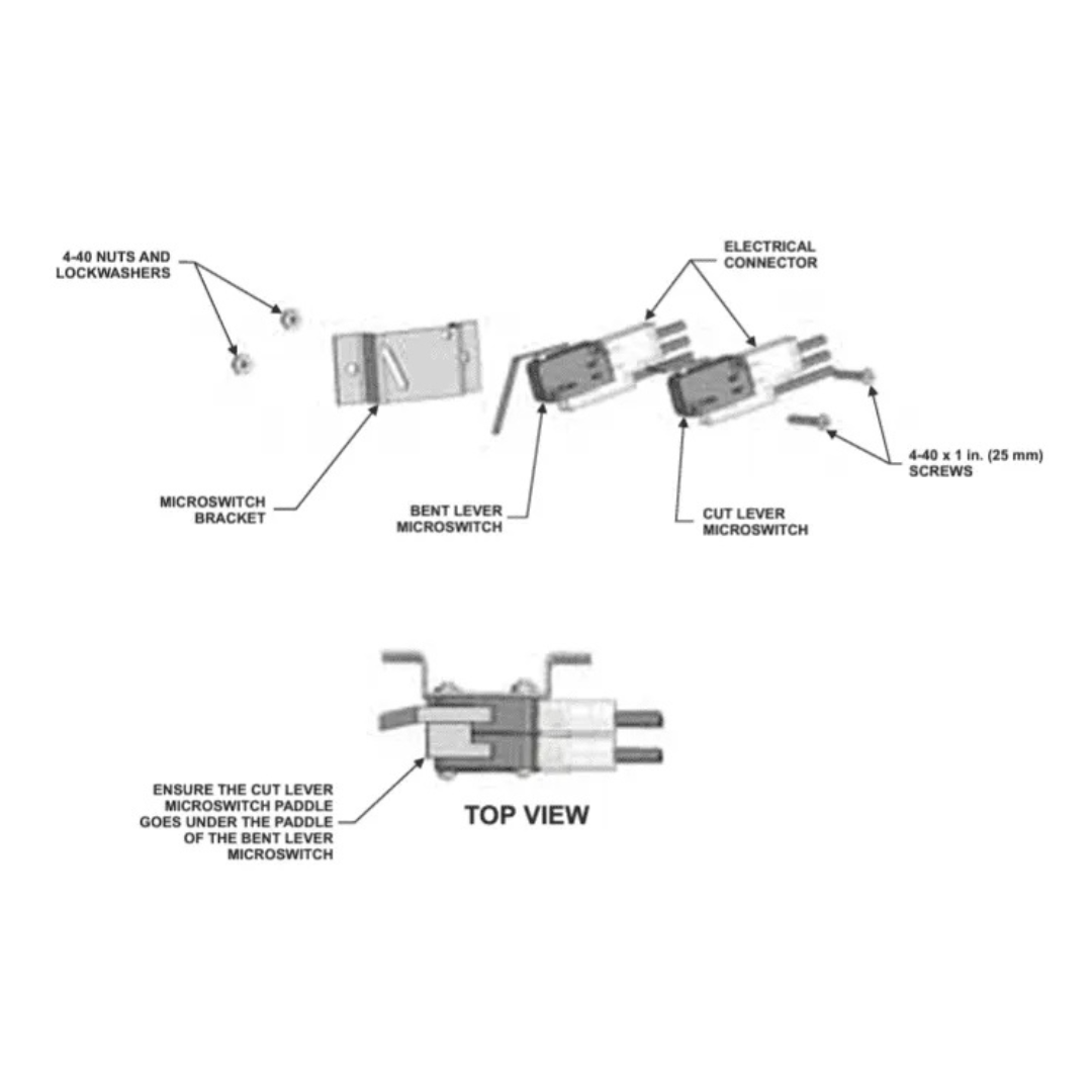 Microswitch, DPDT Part # 60-9197228-000